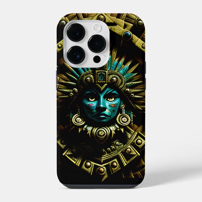 Aztec Design Pattern Two iPhone Case (Back)