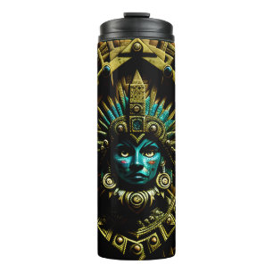 Aztec Design Pattern Two Thermal Tumbler