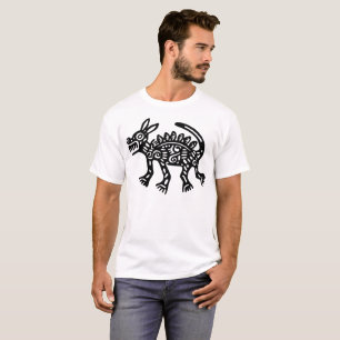 Aztec Dog Illustration T-Shirt