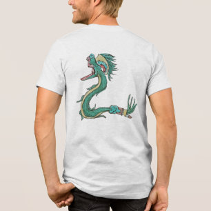 Aztec dragon and symbol shirt