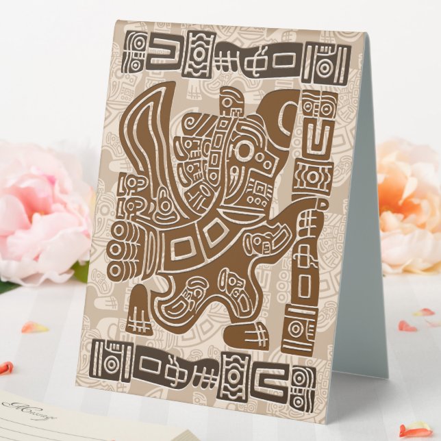 Aztec Eagle Warrior Tribal Ancient Art (In SItu (Wedding))