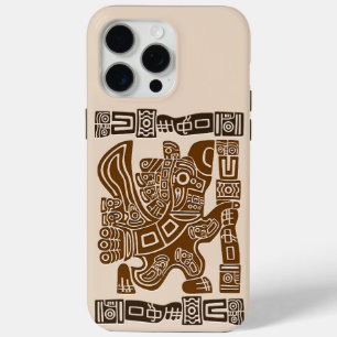 Aztec Eagle Warrior Tribal Ancient Art iPhone 15 Pro Max Case
