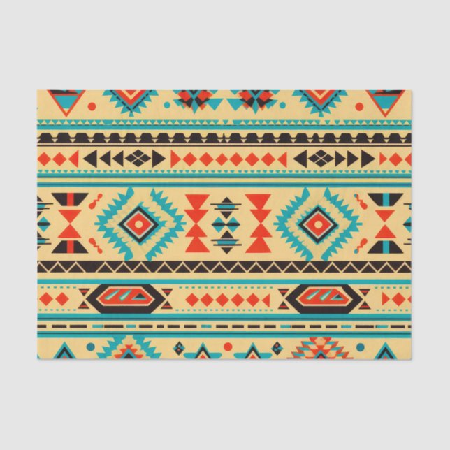 Aztec Elegance Geometric Decoupage Paper (Front)