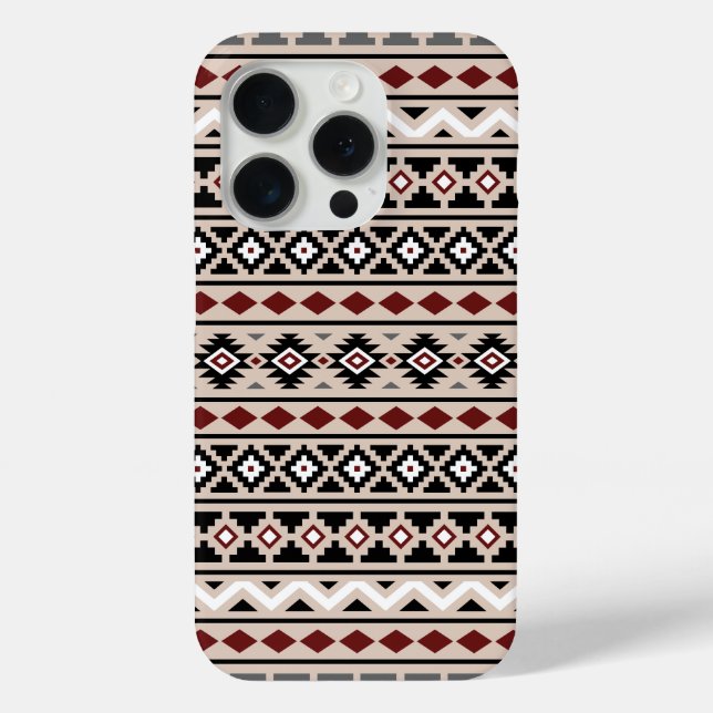 Aztec Essence II Ptn Black White Grey Red Sand Case-Mate iPhone Case (Back)