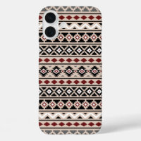 Aztec Essence II Ptn Black White Grey Red Sand