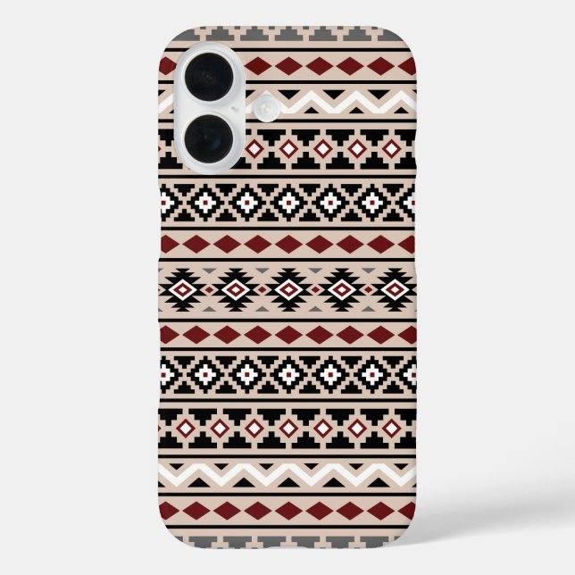 Aztec Essence II Ptn Black White Grey Red Sand Case-Mate iPhone Case (Back)