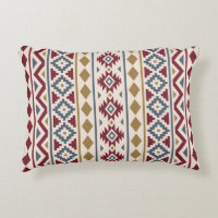 Aztec Essence III (V) Ptn Red Blue Gold Cream