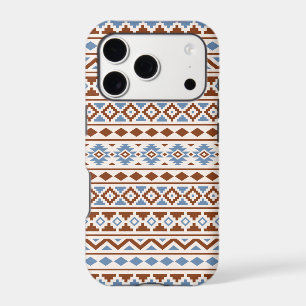 Aztec Essence Pattern II Rust Blue Cream
