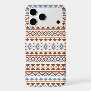 Aztec Essence Pattern II Rust Blue Cream