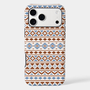Aztec Essence Pattern II Rust Blue Cream