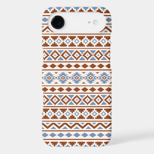 Aztec Essence Pattern II Rust Blue Cream