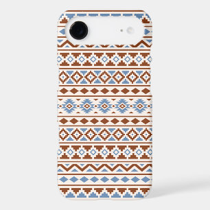 Aztec Essence Pattern II Rust Blue Cream