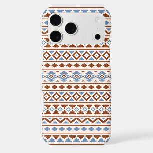 Aztec Essence Pattern II Rust Blue Cream