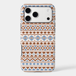 Aztec Essence Pattern II Rust Blue Cream