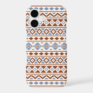 Aztec Essence Pattern II Rust Blue Cream