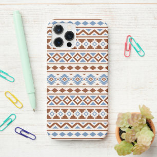 Aztec Essence Pattern II Rust Blue Cream iPhone 12 Pro Case