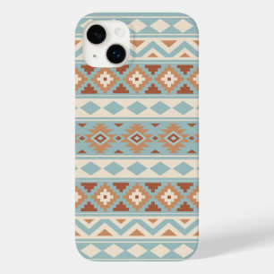 Aztec Essence Ptn IIIb Blue Cream Terracottas Case-Mate iPhone 14 Plus Case