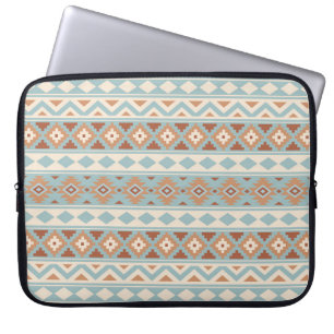Aztec Essence Ptn IIIb Blue Cream Terracottas Laptop Sleeve