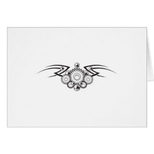 Aztec Flower Tattoo Design