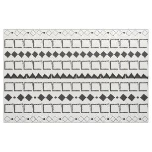 Aztec Geometric Abstract Pattern Fabric