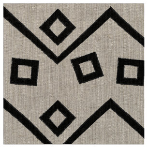 Aztec Geometric Abstract Pattern Fabric