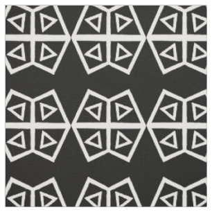 Aztec Geometric Abstract Pattern Fabric
