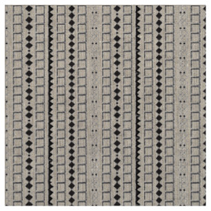 Aztec Geometric Abstract Pattern Fabric
