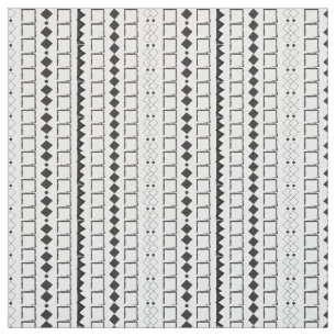 Aztec Geometric Abstract Pattern Fabric
