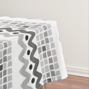 Aztec Geometric Abstract Pattern Tablecloth