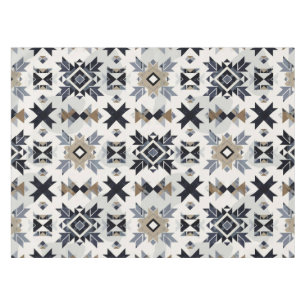  Aztec Geometric Pattern Tablecloth