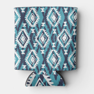 Aztec Geometric Tribal Navajo Print Can Cooler