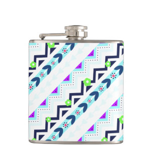 Aztec Girl Hip Flask