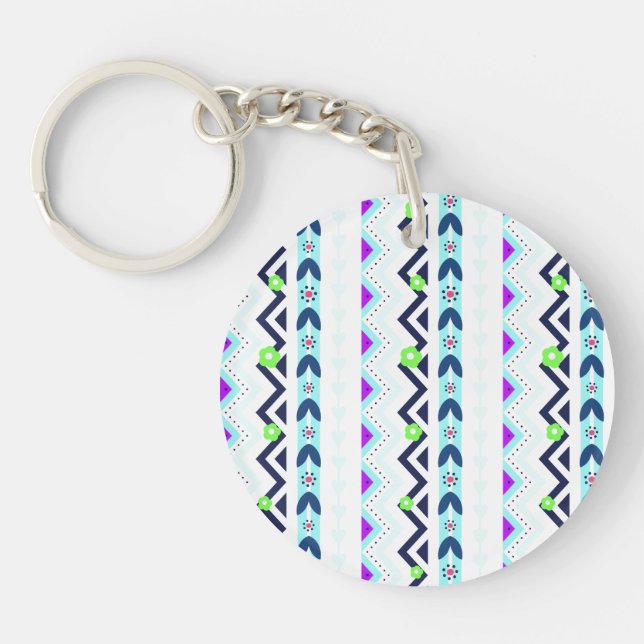Aztec Girl Key Ring (Front)