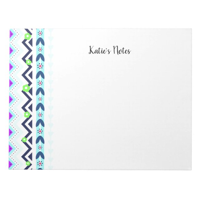 Aztec Girl Notepad (Front)