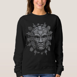 Aztec God Aztec Culture Mayan Indigenous Tlaloc St Sweatshirt