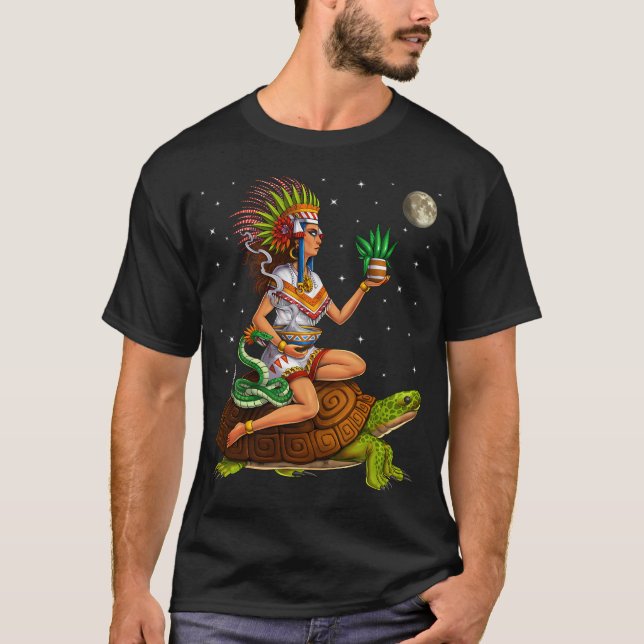 Aztec Goddess Mayahuel T-Shirt (Front)