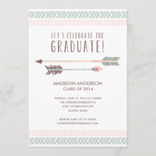 Aztec   Graduation Party Invitation