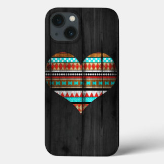 Aztec heart iPhone 13 case