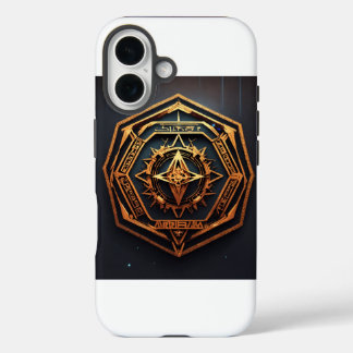 Aztec Hexagon iPhone 16 Case