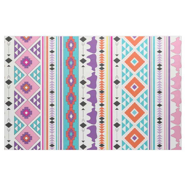 Aztec Indian Tribal pattern Fabric (Yard)
