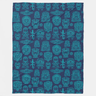 Aztec Inspired Pattern Fleece Blanket