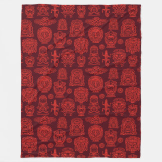 Aztec Inspired Pattern Fleece Blanket