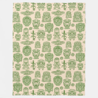 Aztec Inspired Pattern Fleece Blanket