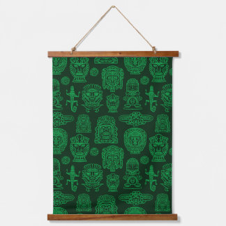 Aztec Inspired Pattern Hanging Tapestry