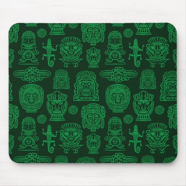 Aztec Inspired Pattern Mouse Mat (Front)