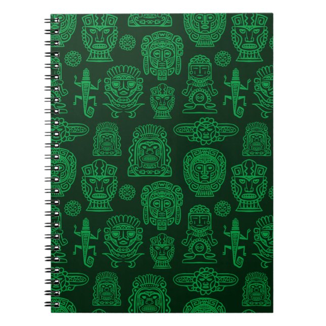 Aztec Inspired Pattern Notebook (Front)