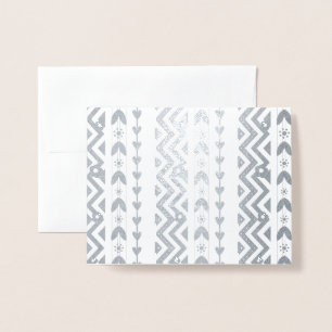 Aztec Inspired Stationery Foil Card