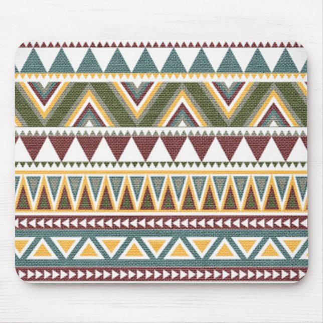 Aztec Intricate Pattern Mouse Mat (Front)