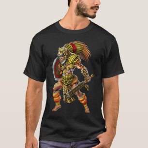 Aztec Jaguar Warrior T-Shirt