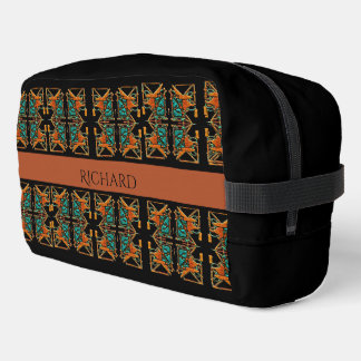 Aztec Mandala Personalised  Dopp Kit